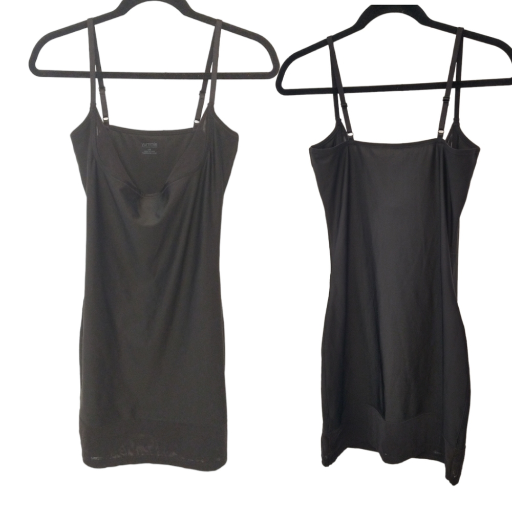 Yummie Black Shapewear Slip. Large